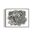 Framed black and white abstract art with eyes, mandalas, and fine line whimsical detail