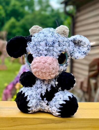 Crochet Cow Plushie