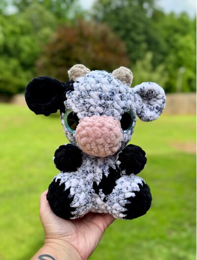 Crochet Cow Plushie